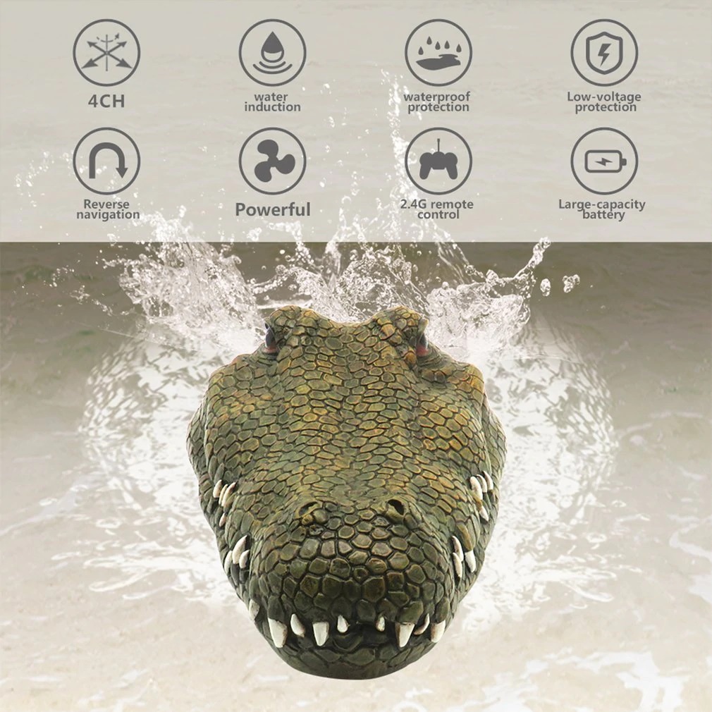ferngesteuer Alligator-Kopf Boot, ferngesteuerter Alligator Onlineshop Schweiz,Krokodil Kopf mit Fernbedienung,