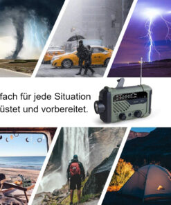 Solar Radio USB Camping Multifunktions-Radio Dynamo