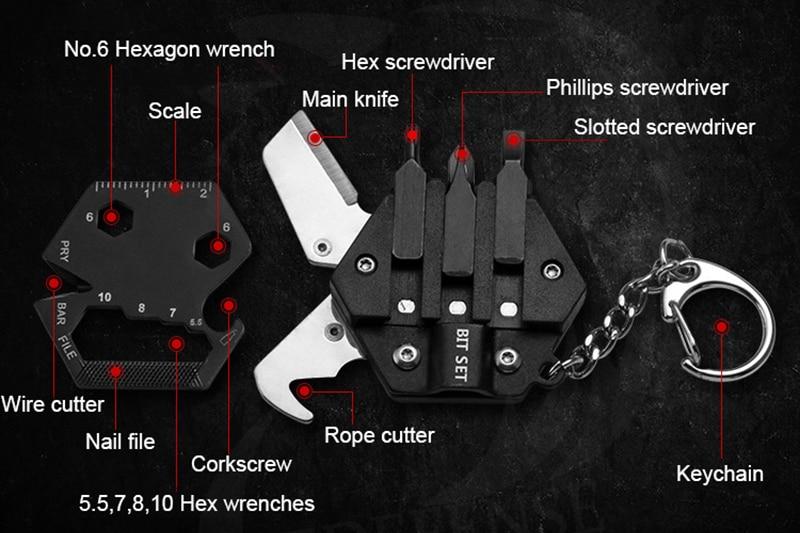 Schlüsselanhänger Multi Werkzeug Tool Schweiz
