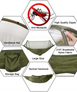 Camping Hängematte mit Mückennetz