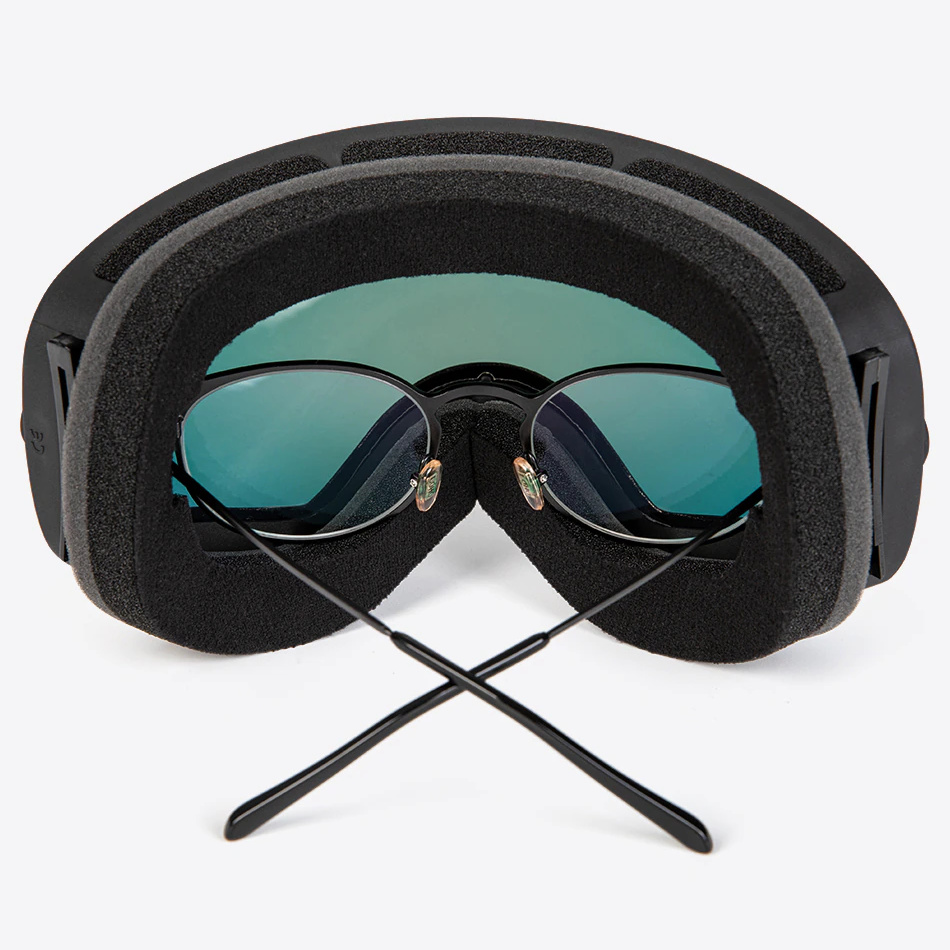 UV-Schutz Schneebrille Anti-Schwindel Anti-Fog Helmkompatible Augenschutz für Outdoor Aktivitäten Skifahren Radfahren Wandern Migimi Skibrille OTG Snowboard Brille Hochwertige Ski Schutzbrille