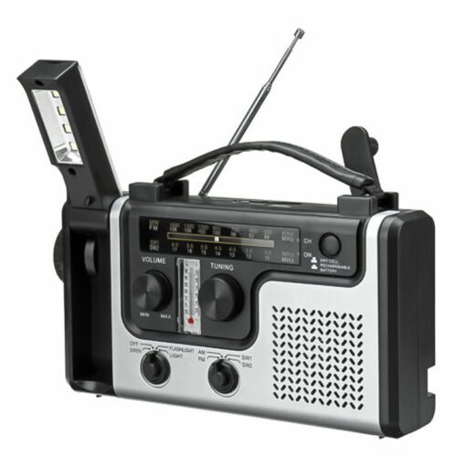 Handkurbel Notfall-Radio mit LED Taschenlampe