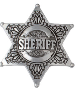 Western Gürtelschnalle Sheriff-Stern kaufen